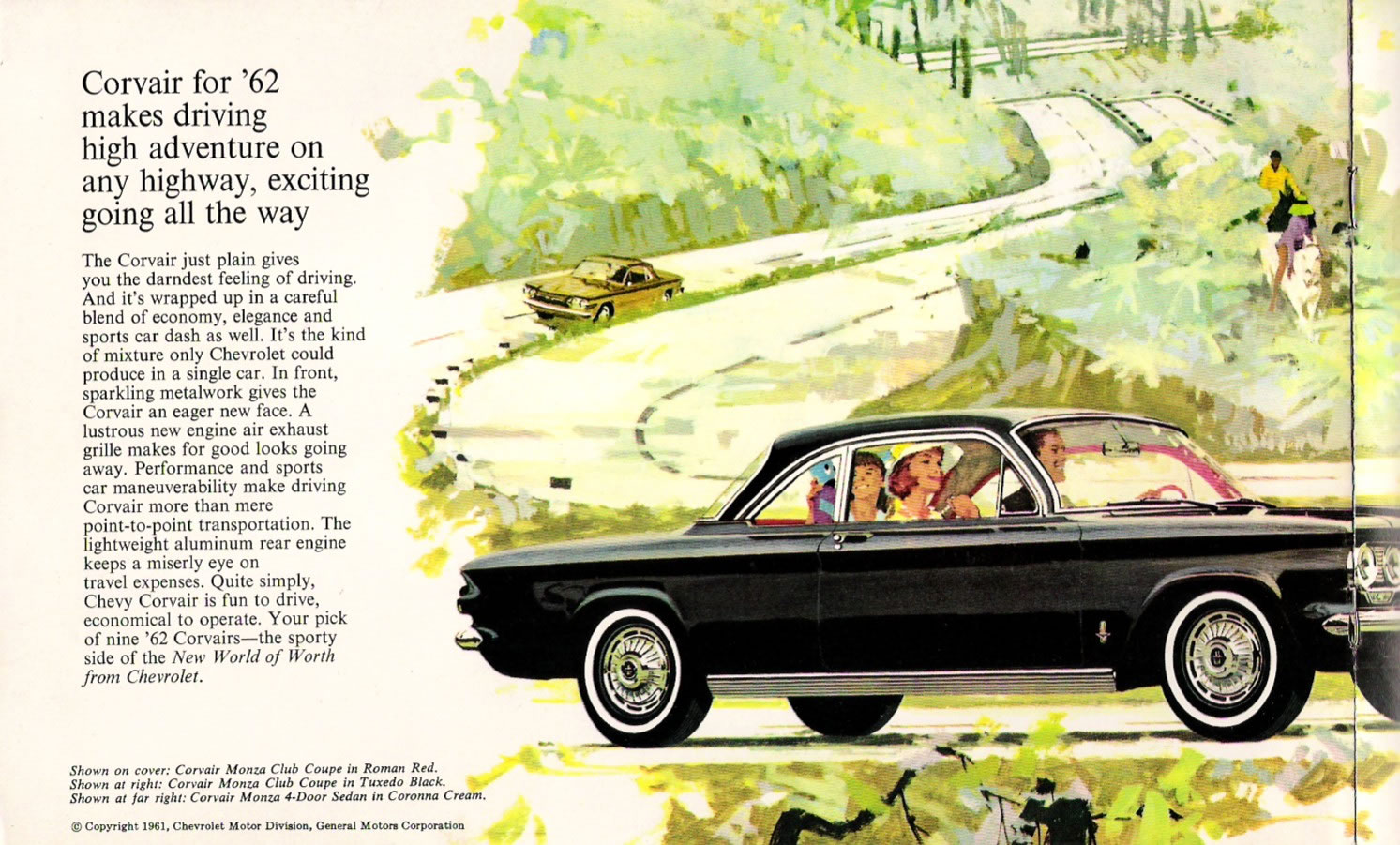 1962 Chevrolet Corvair Brochure Page 4